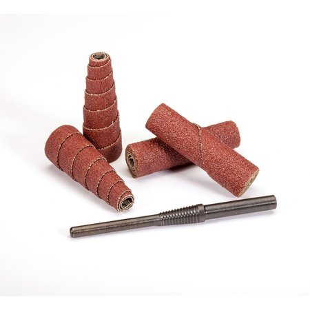United Abrasives/Sait United Abrasives - Sait Straight Cartridge Roll 1/2" x 1" x 1/8" 120 Grit Aluminum Oxide 38066